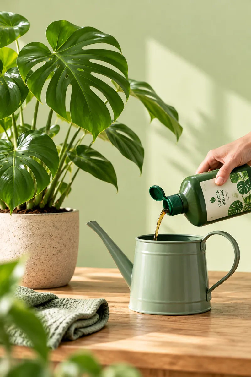 Plantenvoeding voor een frisse Monstera