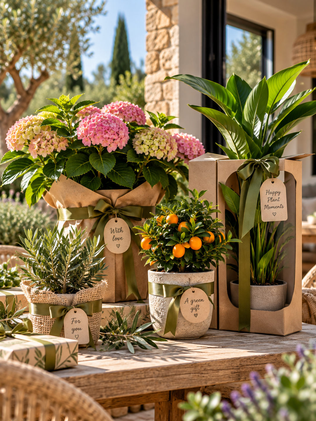 Een plant als cadeau