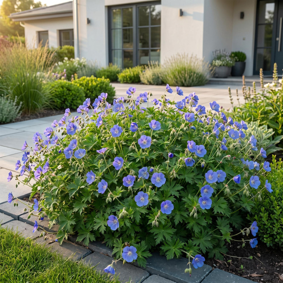 Géranium ‘Johnson’s Blue’ (griffe d’ours) – bleu – 12 plants, Ø 11 cm, 15–25 cm de haut – photo 6