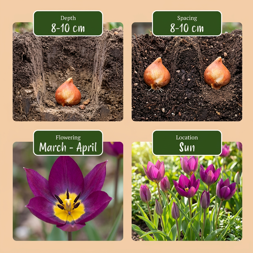 Tulpe 'Persian Pearl' – 25 Blumenzwiebeln (Zwiebelgröße 6/7)