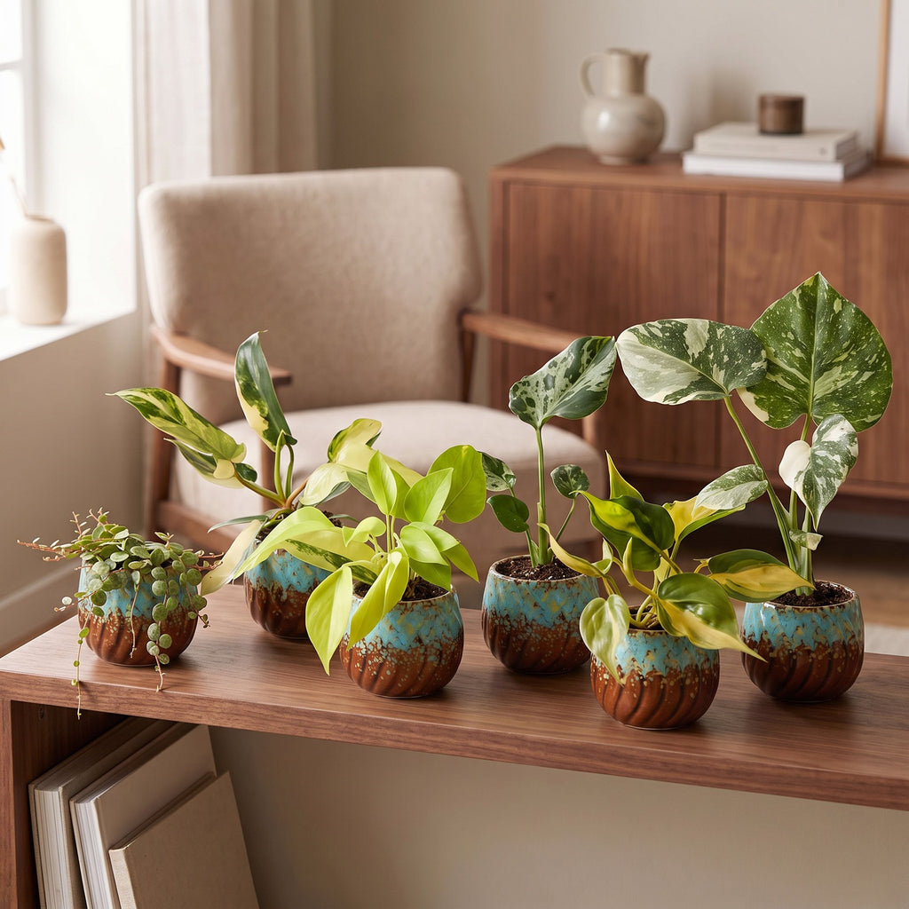 6× jeunes plantes Tropical Mix incl. Copper Reef – Ø6 cm, 10–15 cm de haut – photo 3