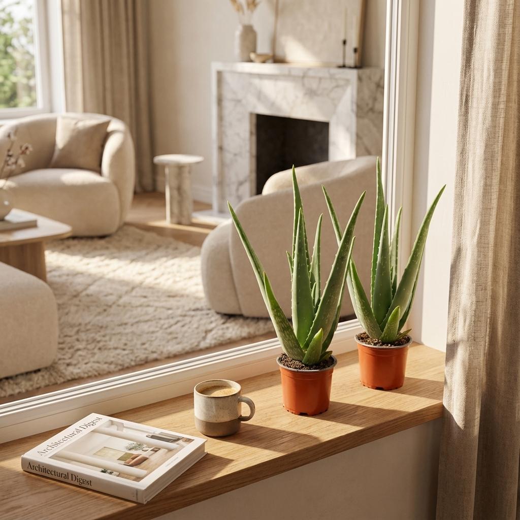 2× Aloe Vera (aloe) – Ø11 cm, 35–40 cm høj