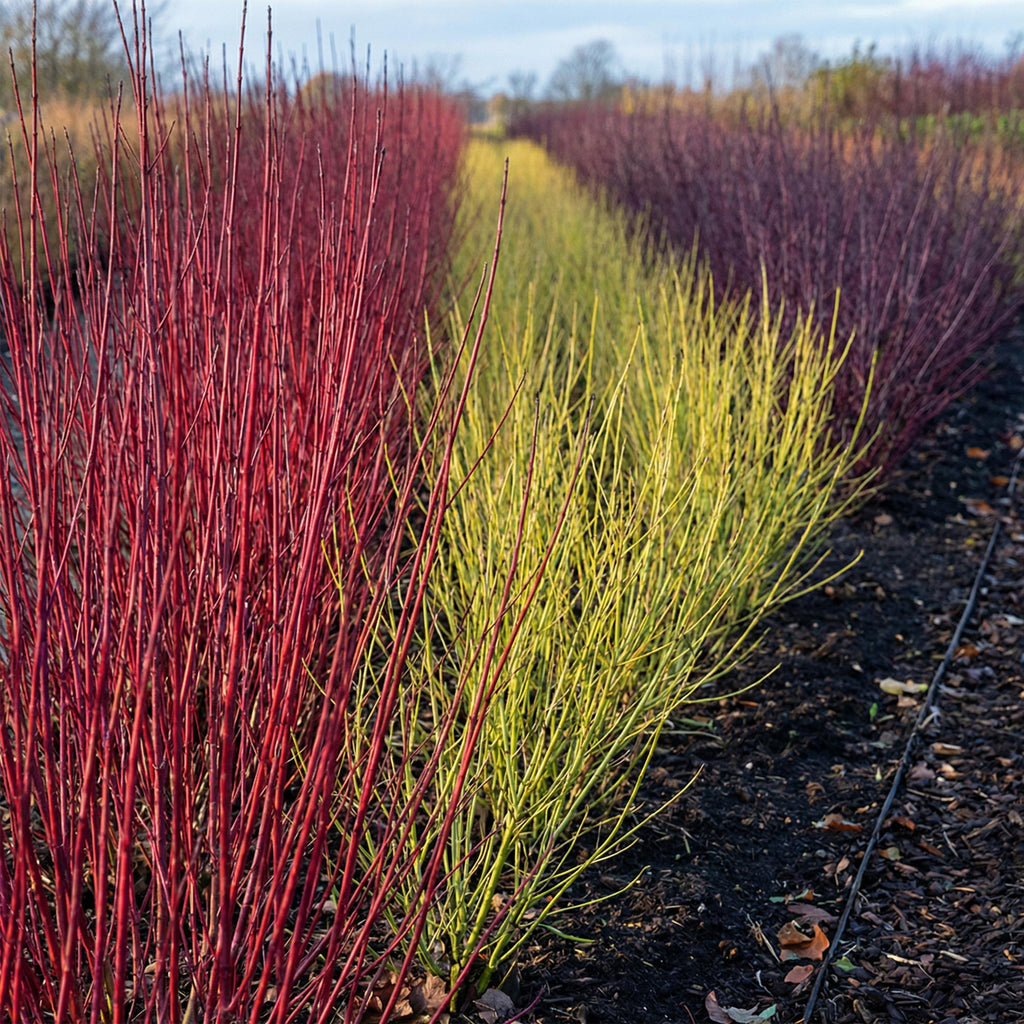 Cornus alba 'Tricolour' (kornsletter) – 3 planter, Ø17 cm, 45 cm høje – billede 5