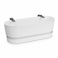 Elho Topf Greenville Easy Balkon D25cm - Weiß
