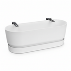 Elho Topf Greenville Easy Balkon D25cm - Weiß