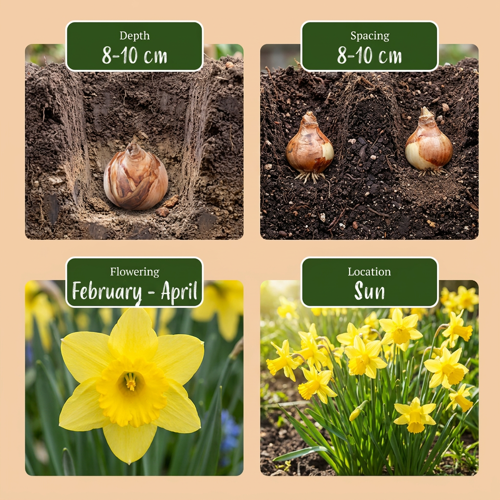 Narcis 'Tête-à-Tête' – 400 blomsterløg (løgstørrelse 10/12)