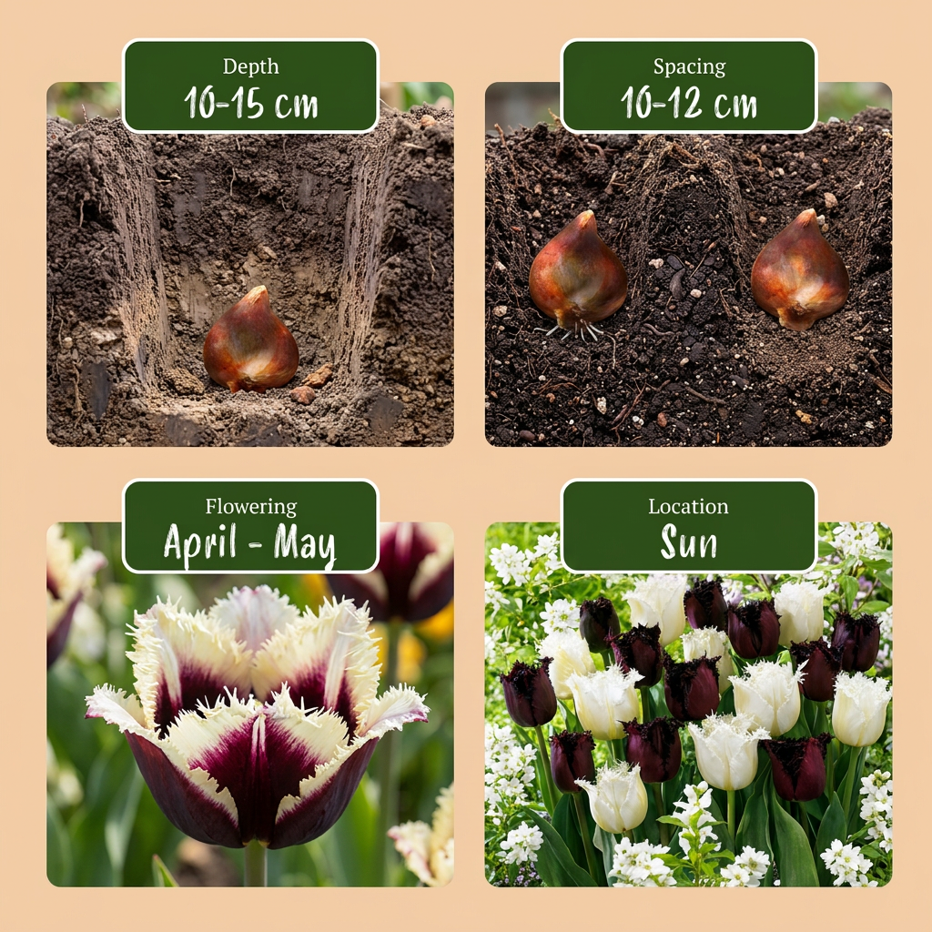 Tulpenmix 'Breakdance' – 30 Blumenzwiebeln (Zwiebelgröße 11/12)