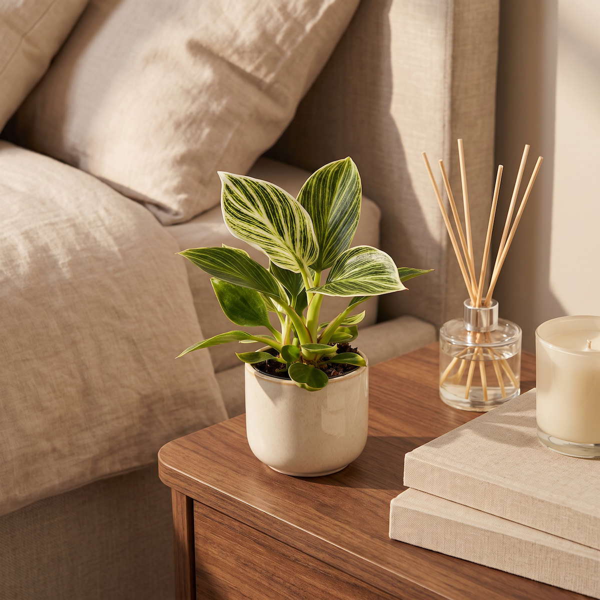 Philodendron White Measure – Ø6 cm, 10 cm høj