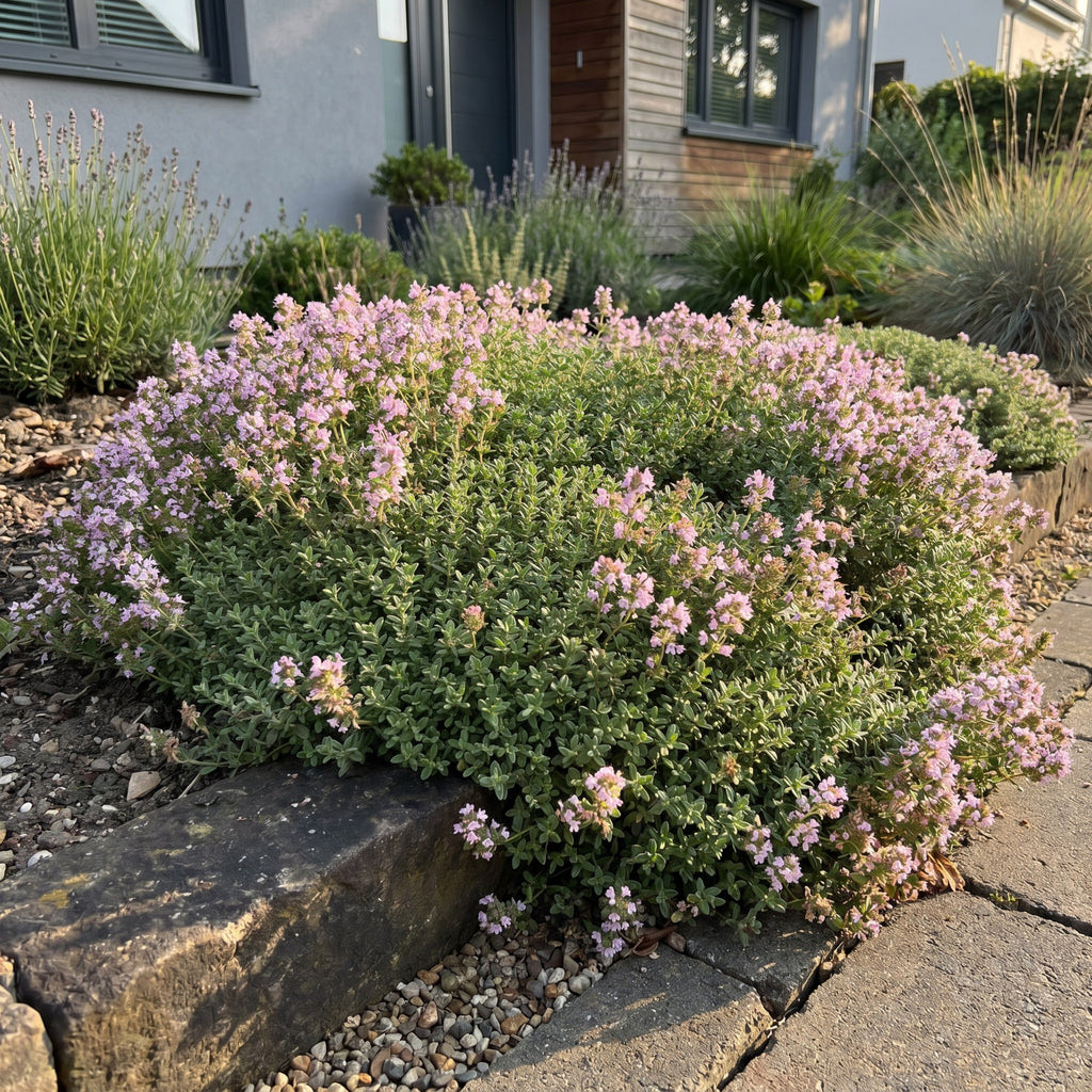 Thymus praecox minor (thym rampant) – rose – 6 plantes, Ø11 cm, 15–25 cm de haut – photo 6