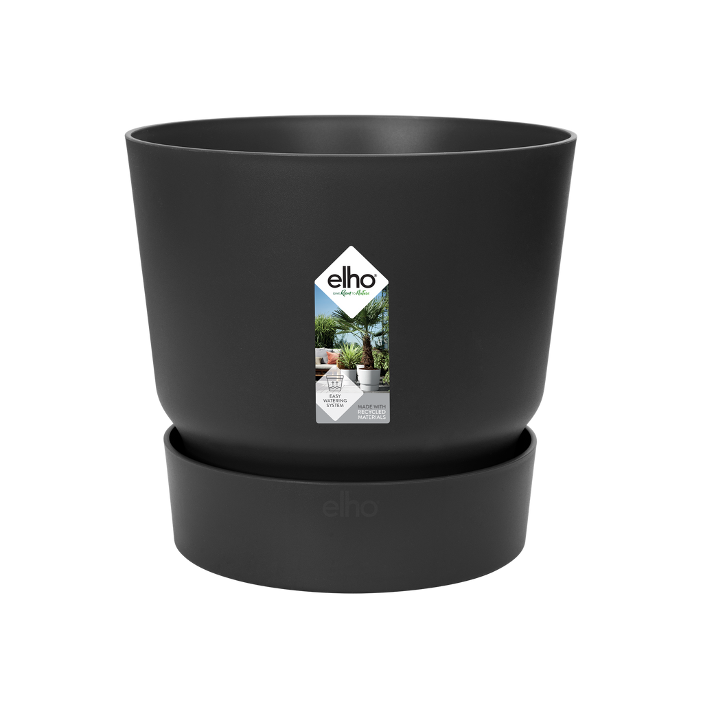 Topf Greenville Round schwarz - D18 x H17
