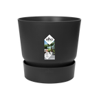 Topf Greenville Round schwarz - D18 x H17