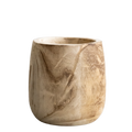 Topf - Holz hellbraun - Pia Topf - M - H25 B23