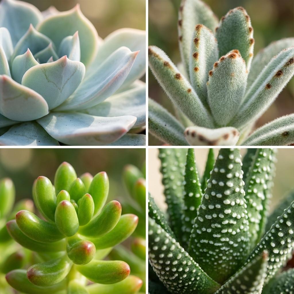 15× Plantes grasses – Ø8 cm, 5–10 cm de haut