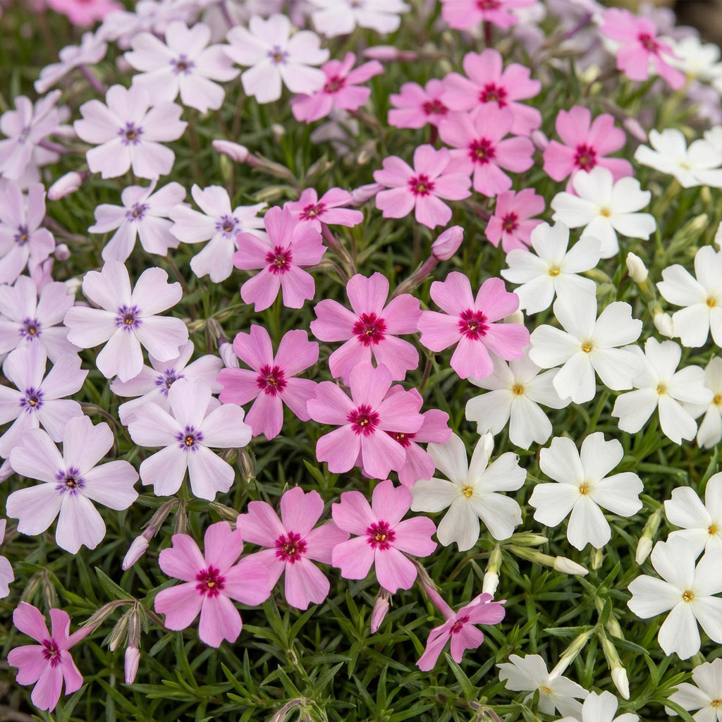 Phlox 'Tricolour' (Fliederkraut) – violett-rosa-weiß – 24 Pflanzen, Ø11 cm, 15–25 cm hoch – Bild 5