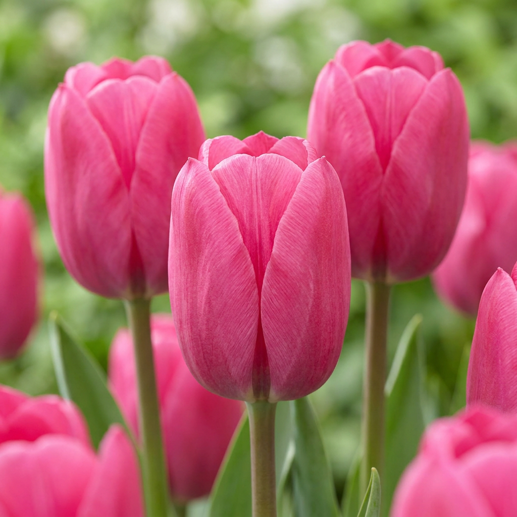Tulpe 'Triumph Pink' – 120 Blumenzwiebeln (Zwiebelgröße 11/12)