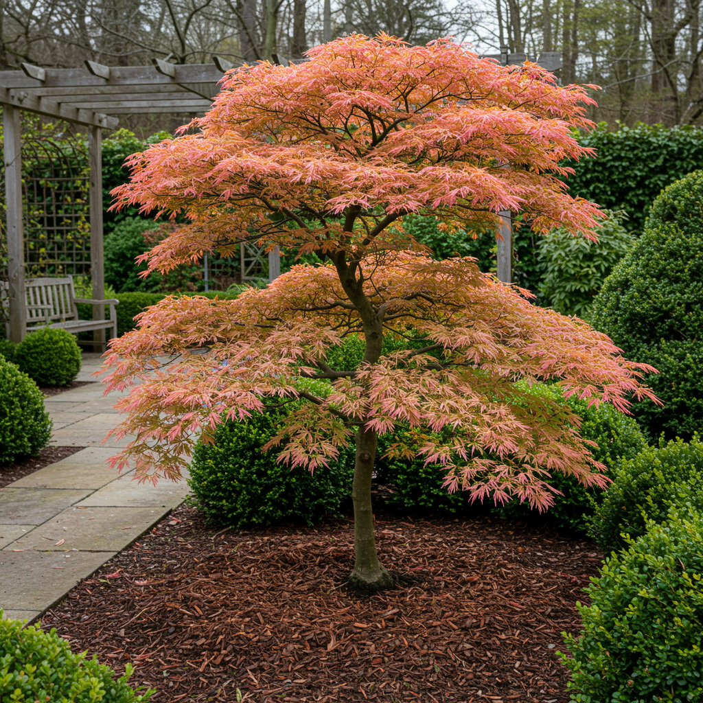 Acer palmatum 'Iyoshi' (Japanese maple) – pink – 2 plants, Ø19 cm, 70 cm high – photo 6