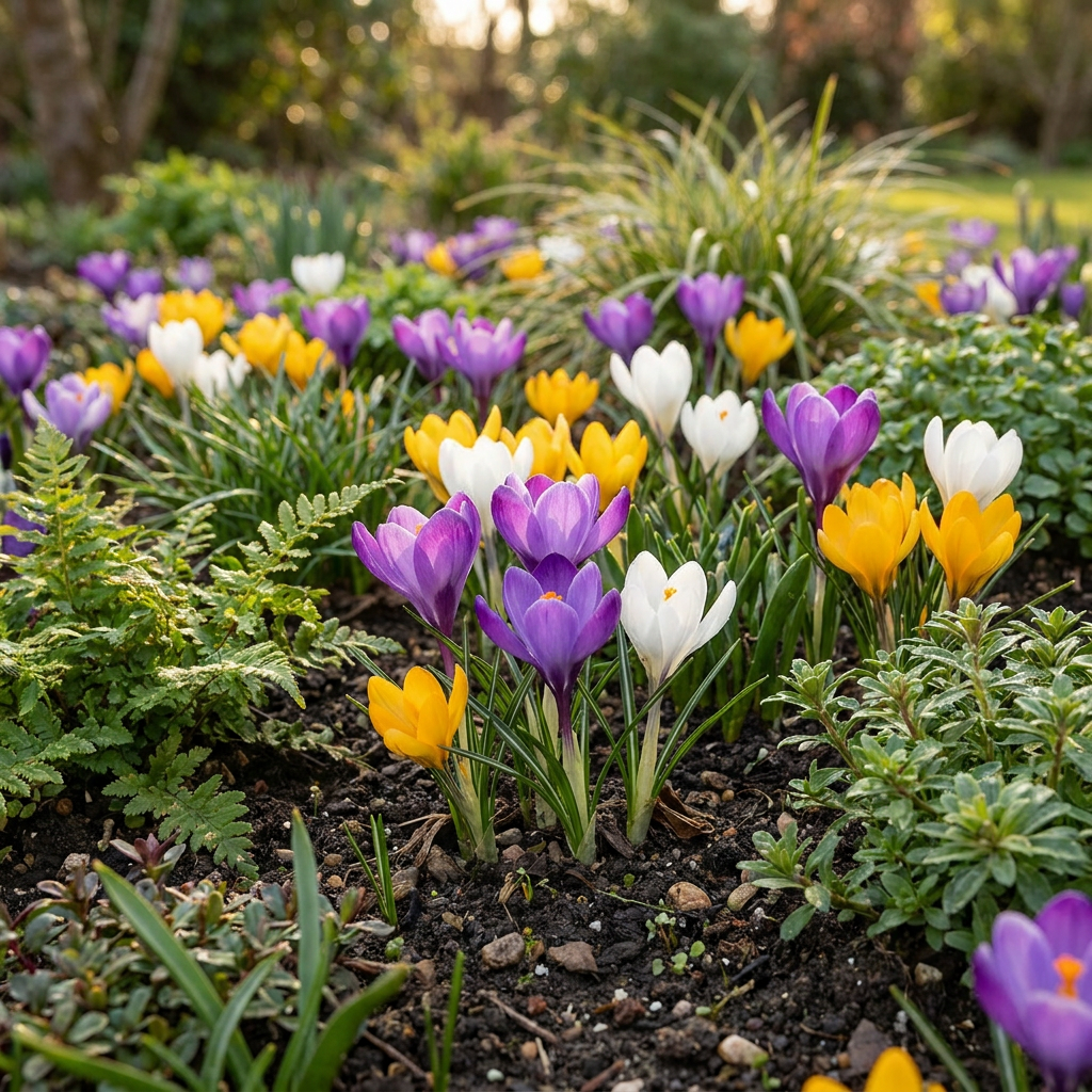 Krokus-Sortenmix – 100 Blumenzwiebeln (Zwiebelgröße 5/6)