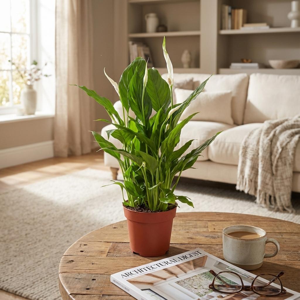 Spathiphyllum (lepelplant) – Ø12 cm, 35–40 cm hoog