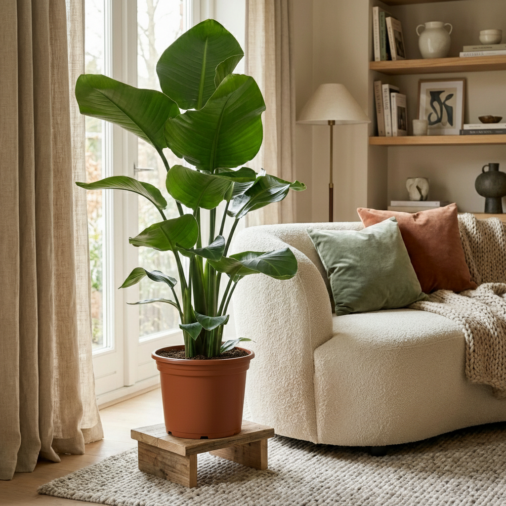 Stelitzia nicolai (Strelitzia) – Ø19 cm, 80–90 cm hoog