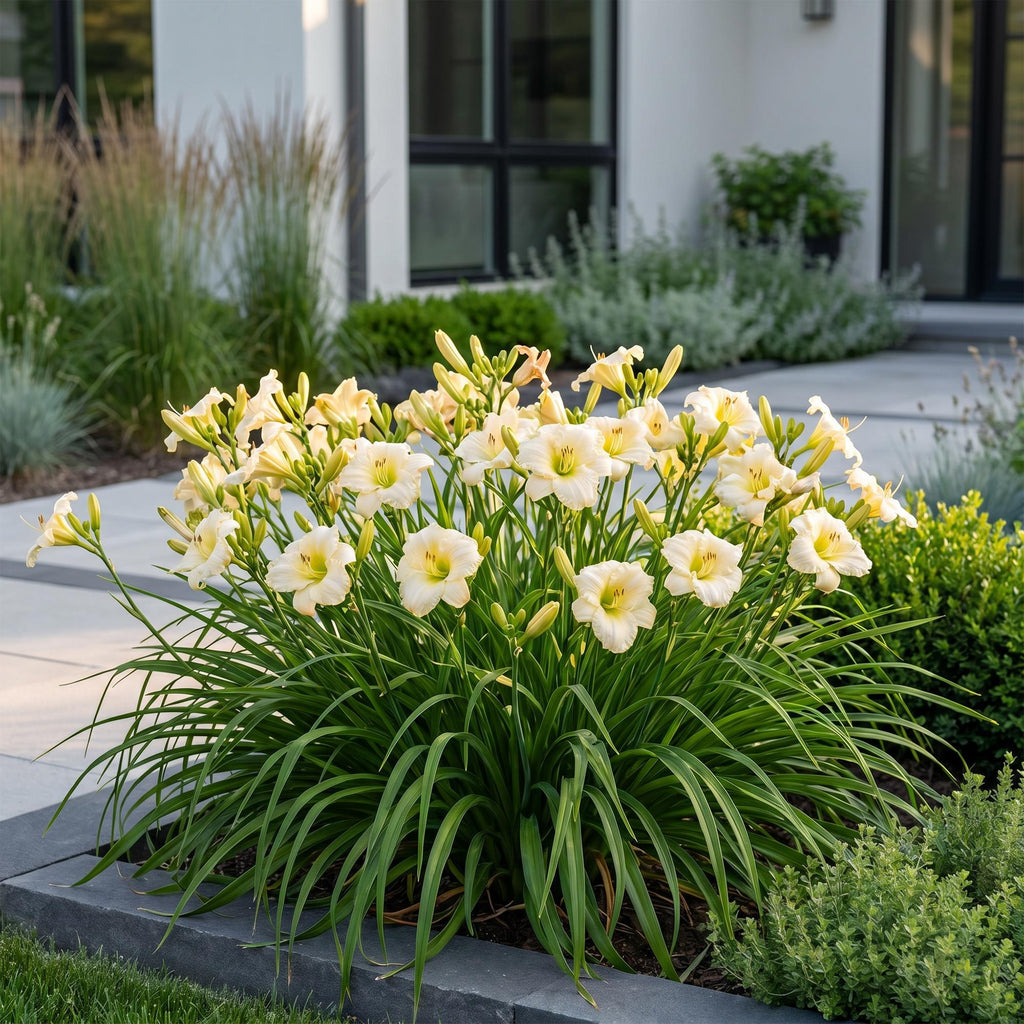 Hemerocallis 'Arctic Snow' (hémérocallis) – crème – 6 plantes, Ø11 cm, 15–25 cm de haut – photo 6
