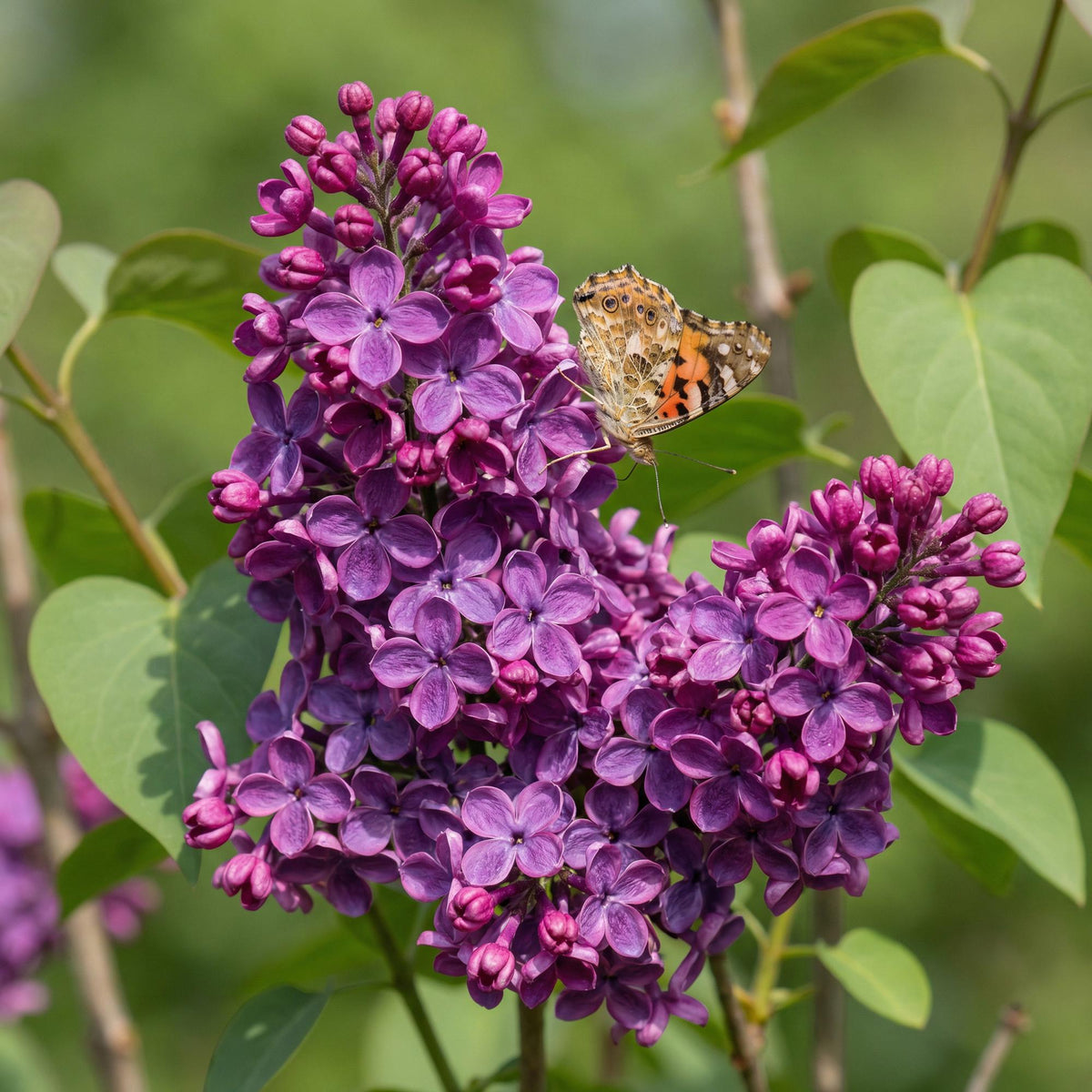 Syringa vulgaris 'Ludwig Spath' (lierre des Indes) – violet – Ø17 cm, 45 cm de haut – photo 5