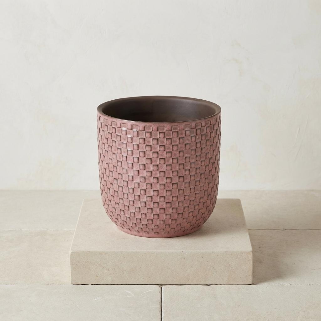 Mini pot relief roze D7