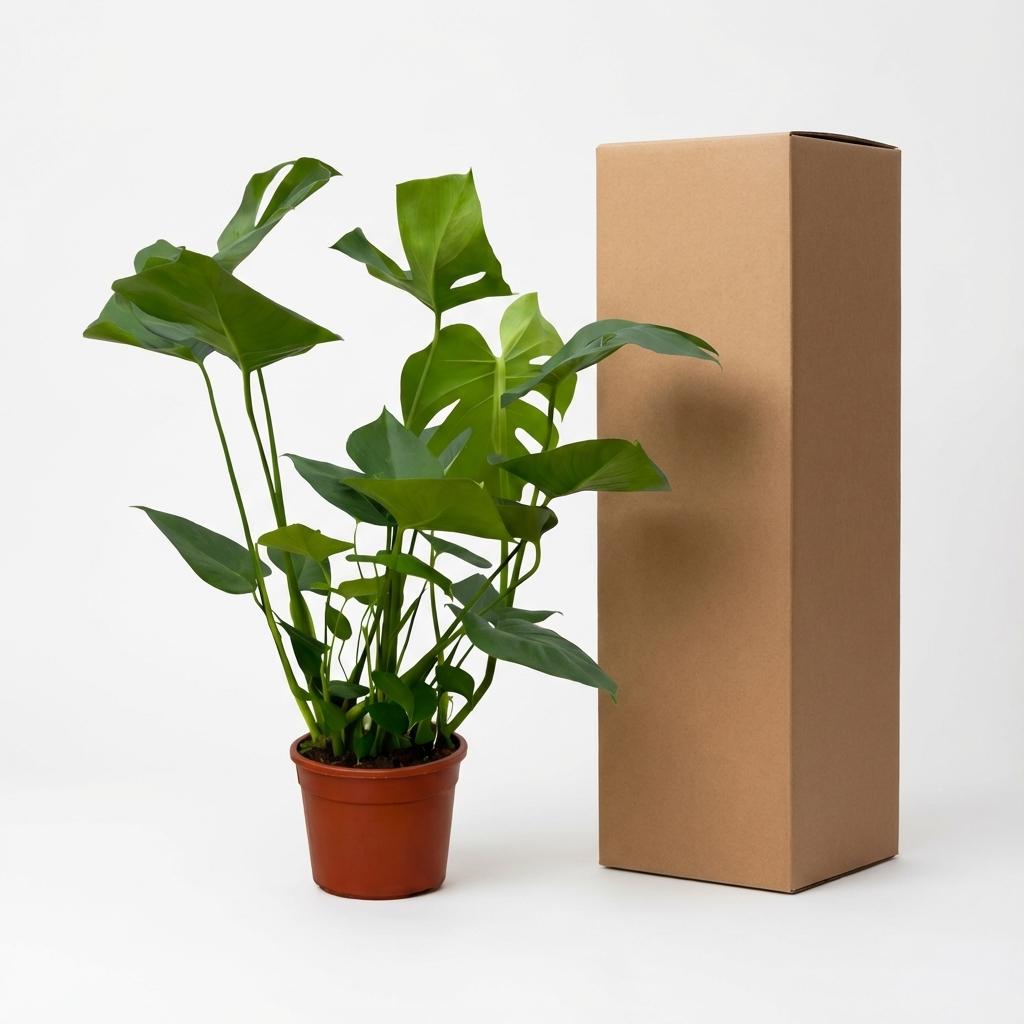 Monstera (gatenplant) – Ø17 cm, 70 cm hoog
