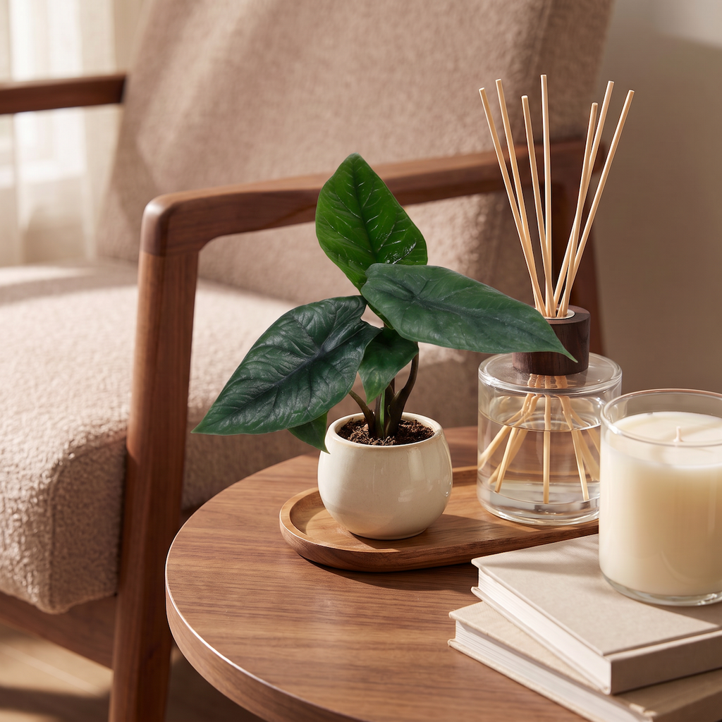 Alocasia Scalprum (elefantøre) – Ø6 cm, 15 cm høj – billede 3
