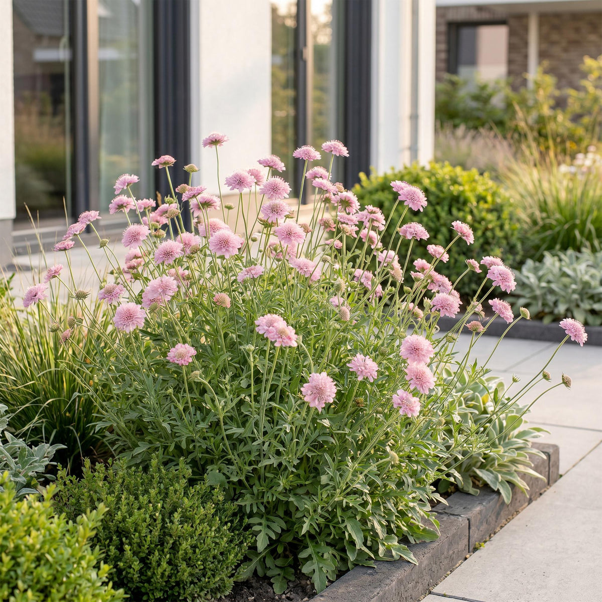 Scabiosa columbaria 'Pink Mist' (Kornblume) – rosa – Ø11 cm, 15–25 cm hoch – Bild 6