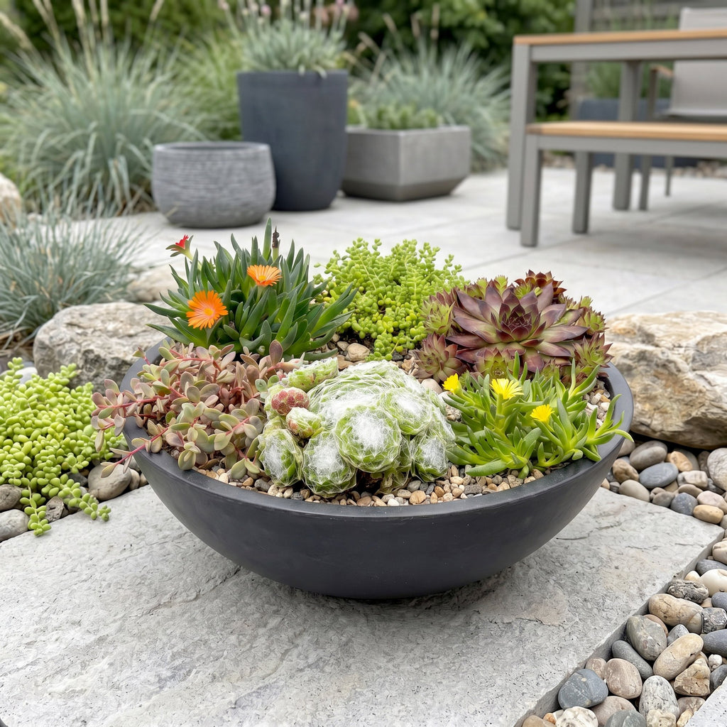 Mélange de plantes rupicoles – 24 plantes, Ø7 cm, 10–12 cm de haut – photo 6