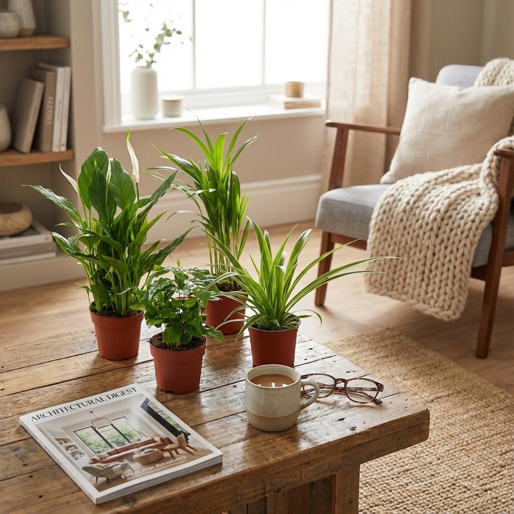 Mix luchtzuiverende kamerplanten – Ø12 cm, 30–40 cm hoog