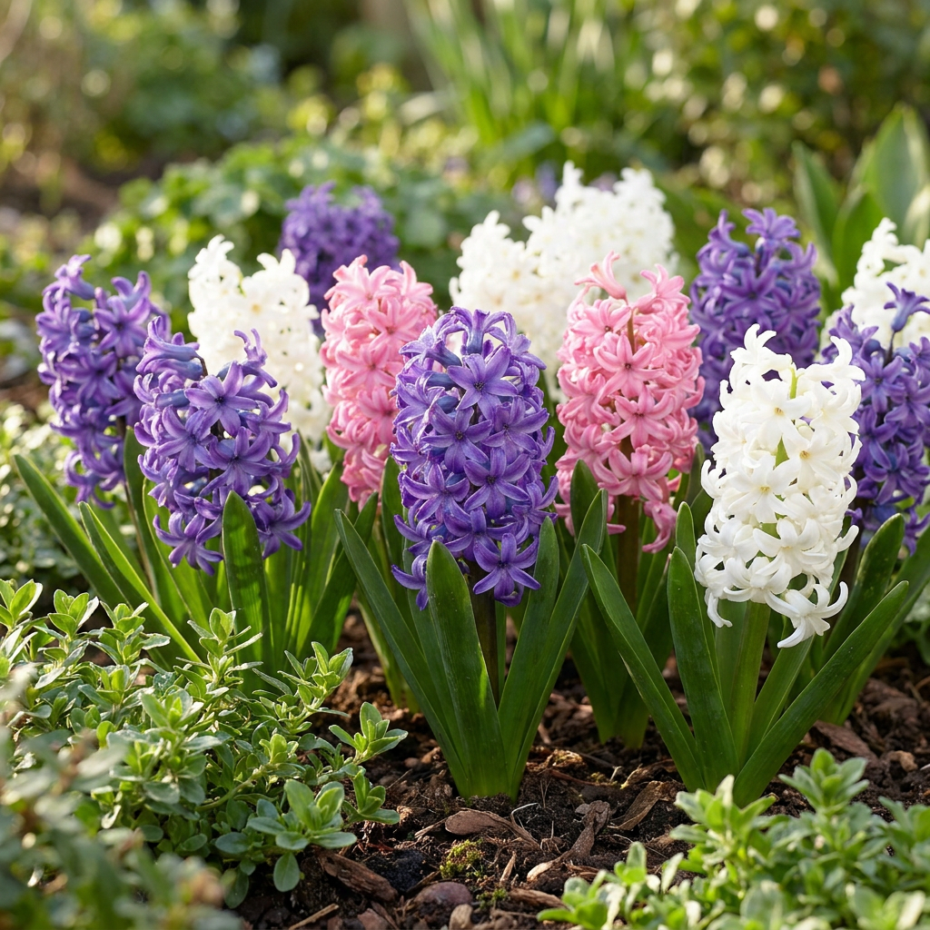 Hyacintblanding 'Pastel' – 40 blomsterløg (løgstørrelse 14/15)