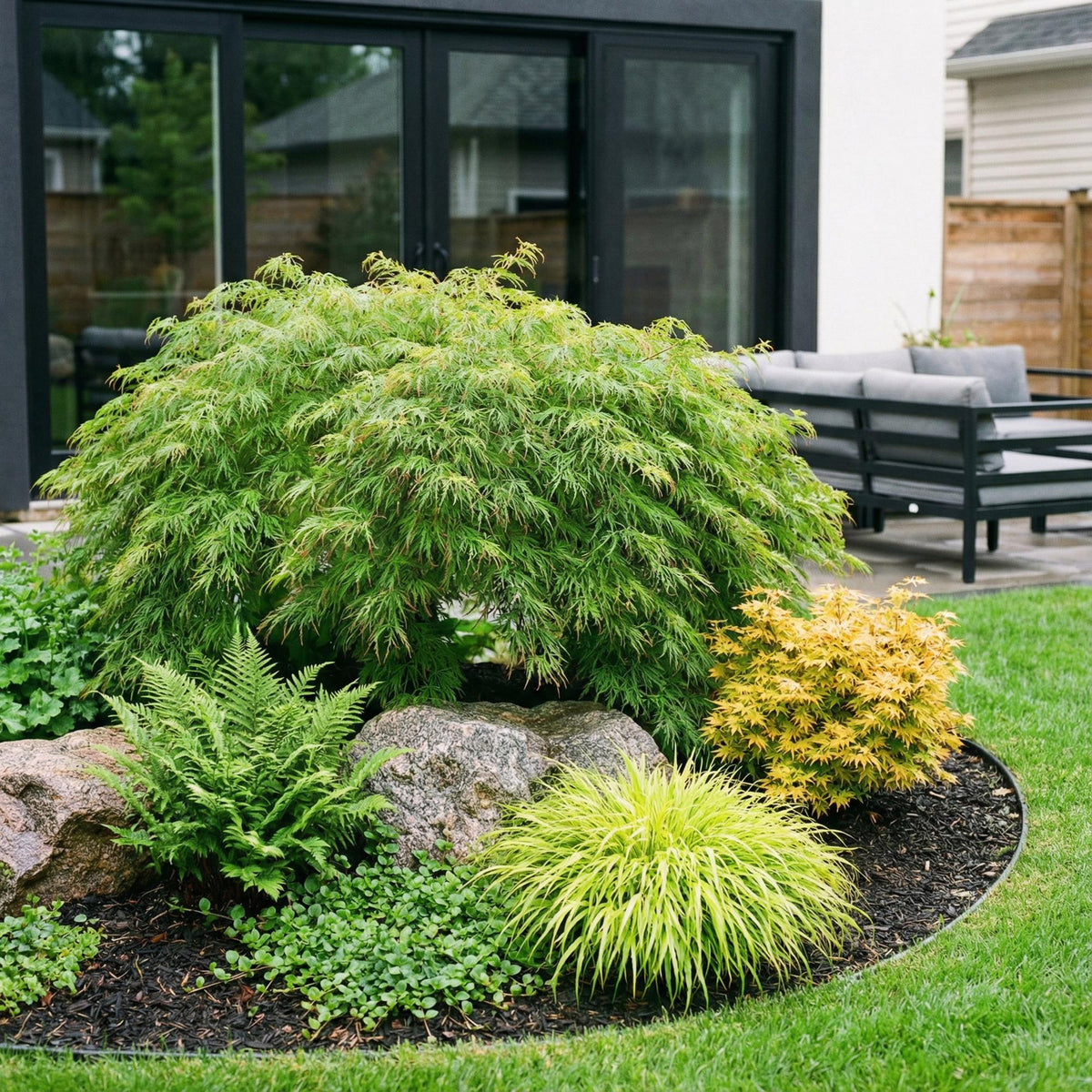 Acer palmatum 'Emerald Lace' (Japanse esdoorn) – Ø26 cm, 90 cm hoog – foto 6