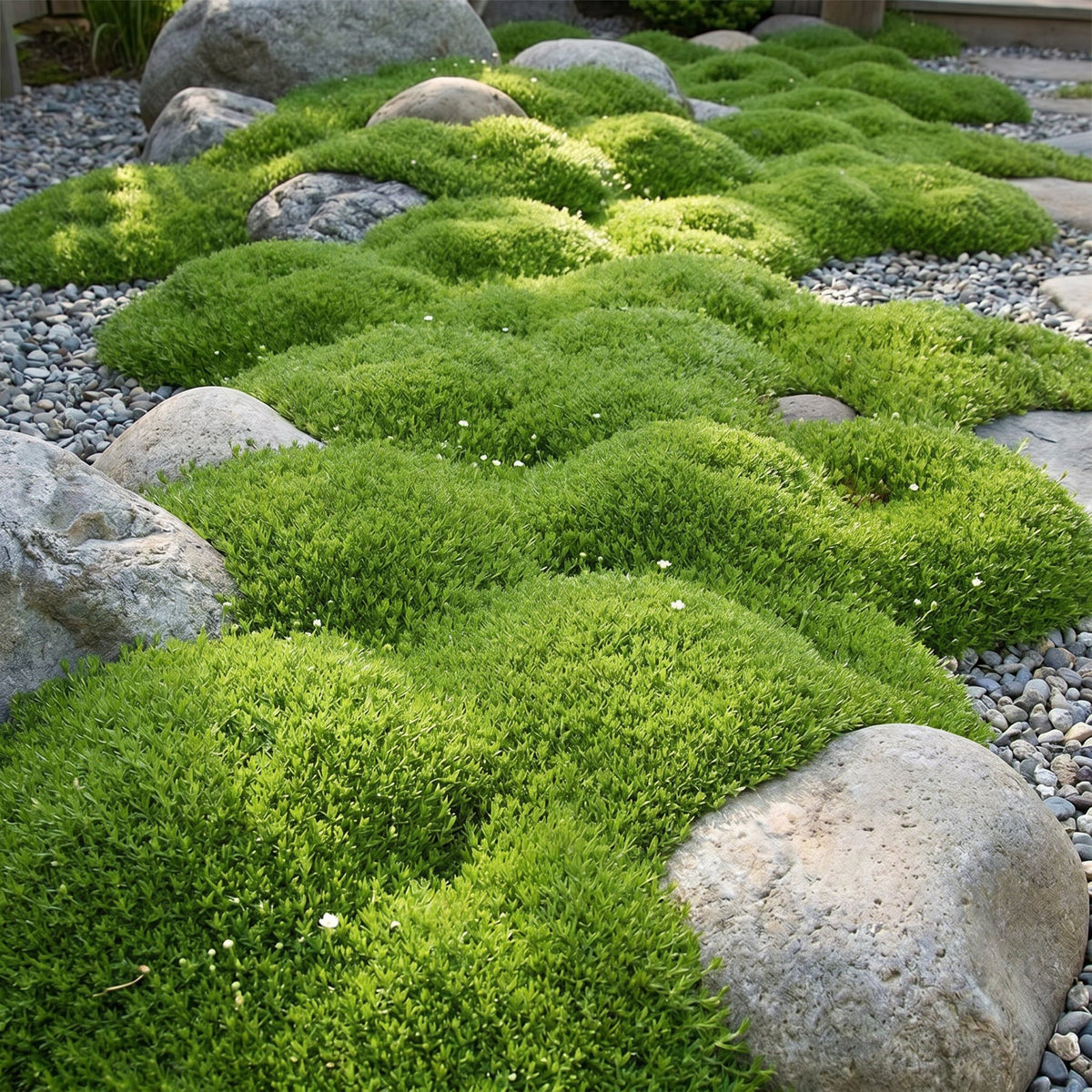 Sagina subulata (sagina rampante) – blanc – 6 plantes, Ø11 cm, 15–25 cm de haut – photo 6