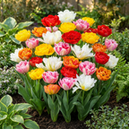 Mélange de tulipes à fleurs doubles – 30 bulbes (taille 11/13)