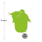 Philodendron scandens in ELHO Vibes Fold 14cm geel – 25 cm hoog