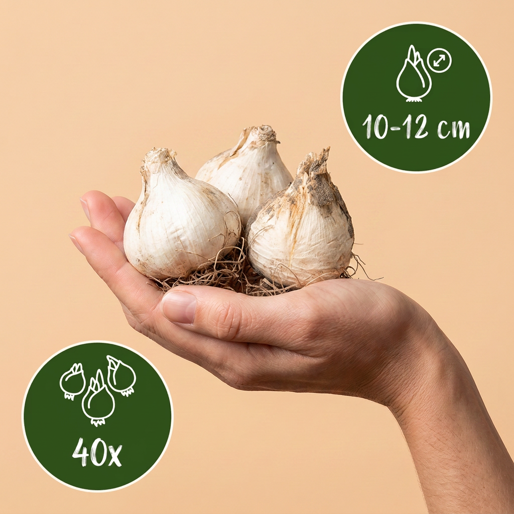 Ail des ours de Sicile (Allium siculum) – 40 bulbes (taille 10/12)