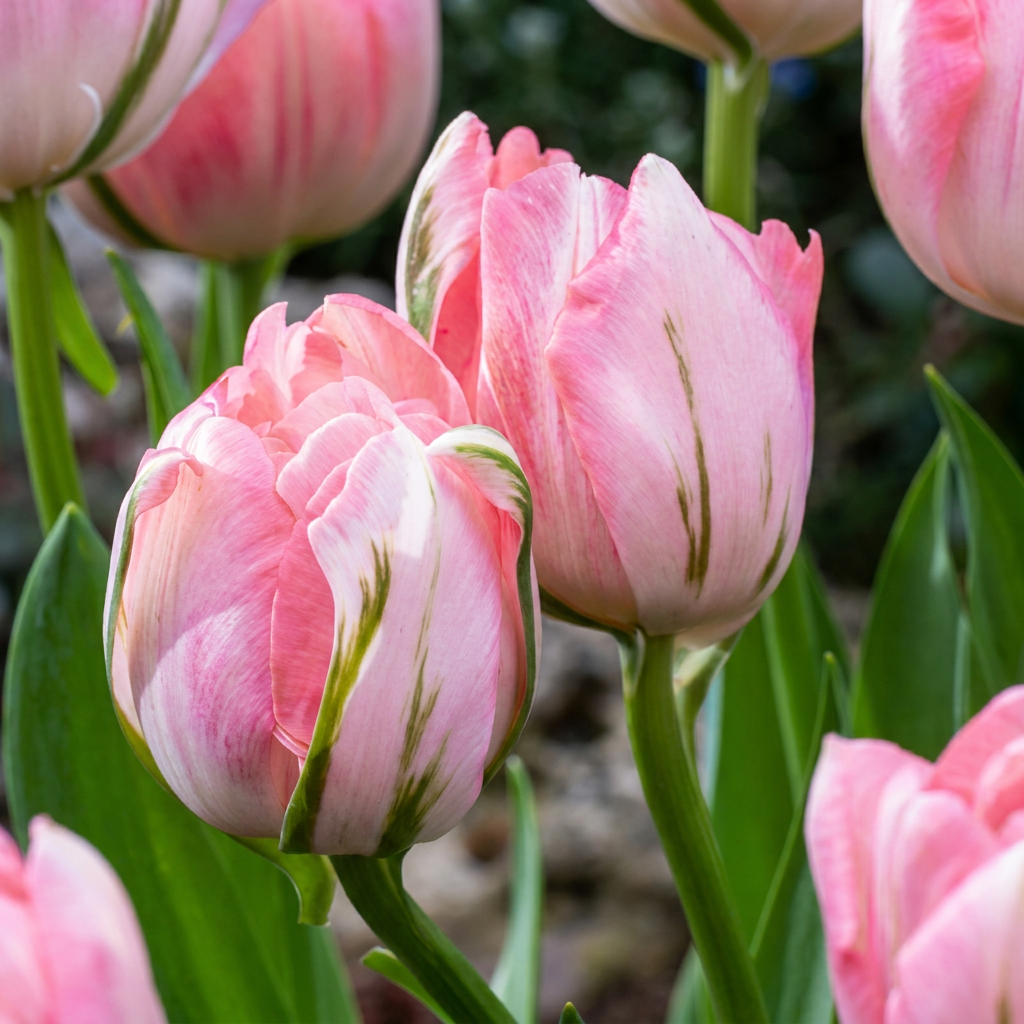 Tulpe 'Double Pink' – 24 Blumenzwiebeln (Zwiebelgröße 11/12)