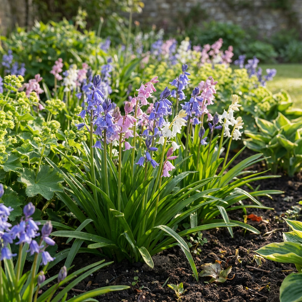 Mélange de jacinthes espagnoles (Hyacinthoides hispanica) – 80 bulbes (taille 7/8)