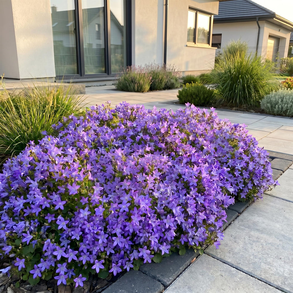 Campanula poscharskyana 'Stella' (jacinthe à feuilles de pêcher) – violet – 3 plants, Ø11 cm, 15–25 cm de haut – photo 6