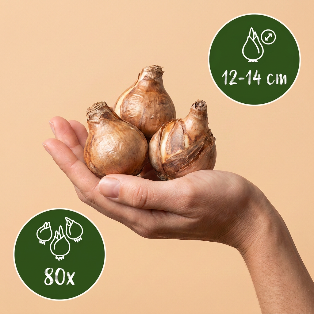 Narcisse 'Golden Ducat' – 80 bulbes (taille 12/14)