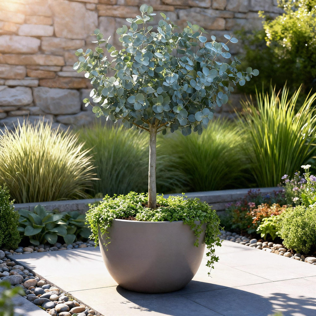 Eucalyptus gunni 'Azure' auf Stamm – Ø 19 cm, 70–90 cm hoch – Bild 5