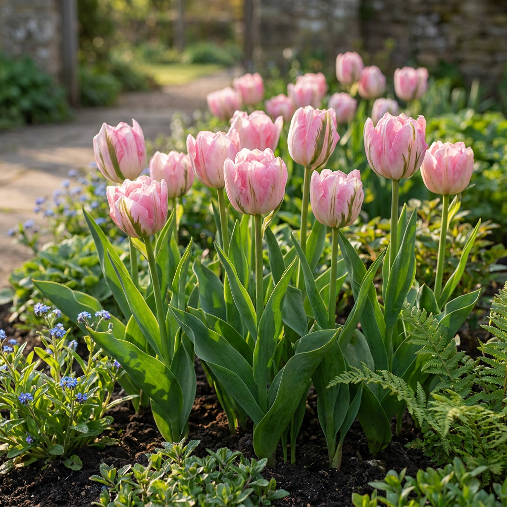 Tulp 'Double Pink' – 24 bloembollen (bolmaat 11/12)
