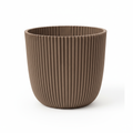Capi Pot Nature Groove i varm taupe  - D25 cm