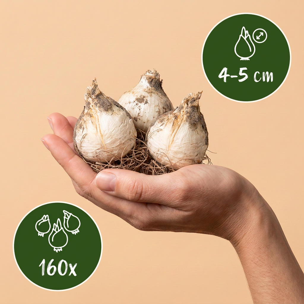 Blauwe sierui (Allium caeruleum) – 160 bloembollen (bolmaat 4/5)