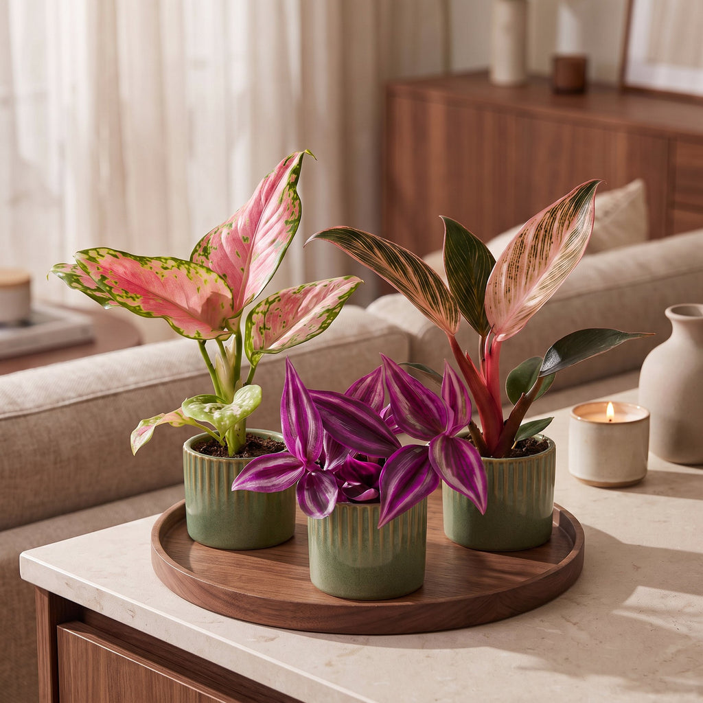 3× Babyplantjes Paradise Mix incl. Linnea Olive – Ø6 cm, 10–15 cm hoog – foto 3