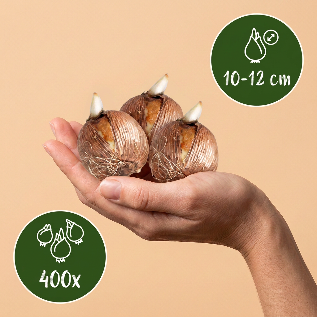 Blumenzwiebelpaket Schattengarten – 400 Blumenzwiebeln (Zwiebelgröße 10/12)