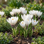 Crocus blanc – 240 bulbes à fleurs (calibre 7/8)