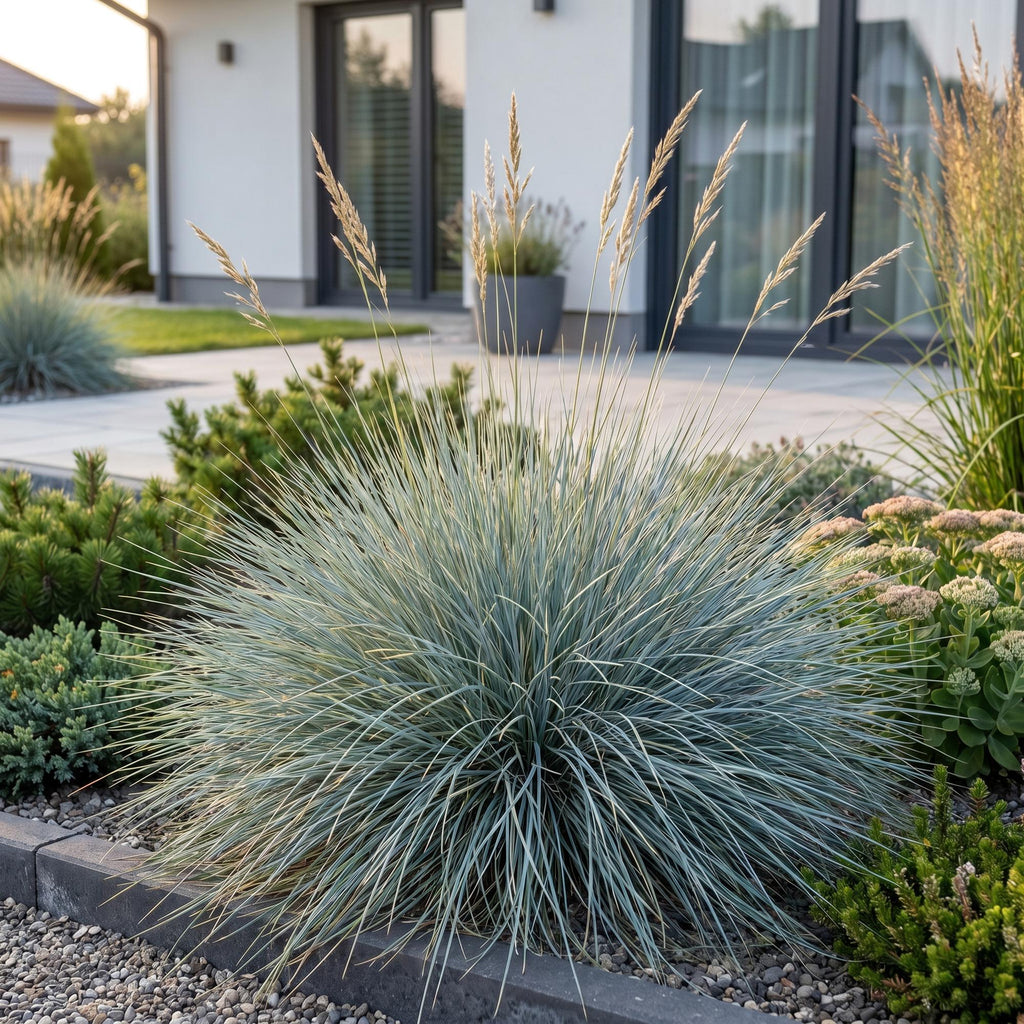 Festuca glauca (blågræs) – 6 planter, Ø11 cm, 15–25 cm høje – billede 6