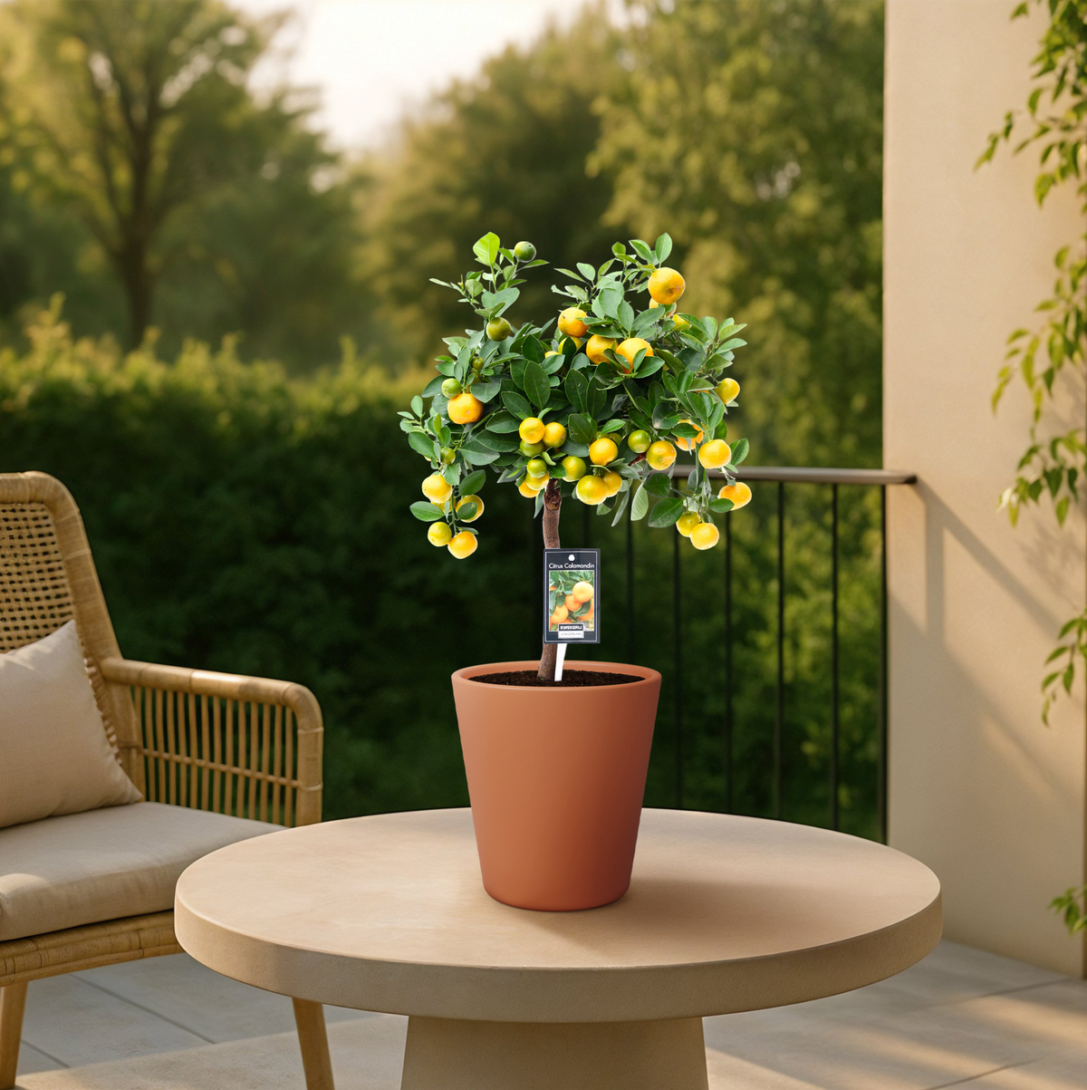 Citrus 'Calamondin' (citrusboompje) – Ø15 cm, 45 cm hoog